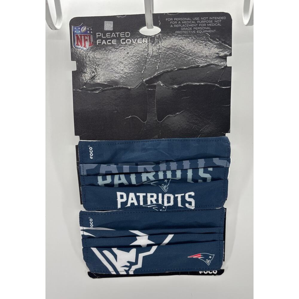 New England Patriots face covering/mask (2pack) new